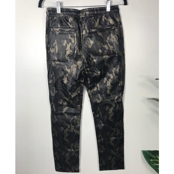 Koral Activewear Metallic Caliber Tuxedo Stripe Camo Print Vegan Pants Travel - Picture 3 of 15